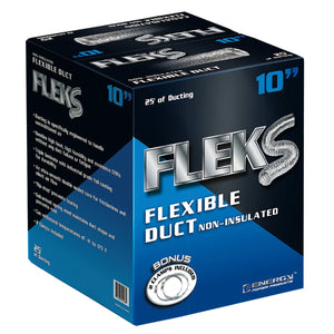 Fleks Ducting Aluminum 10" 2 Clamps